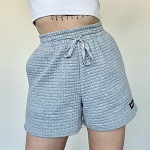 WHITE FOX waffle sweatshorts